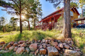 Dreamy Show Low Cabin with Deck on Over 2 Acres!